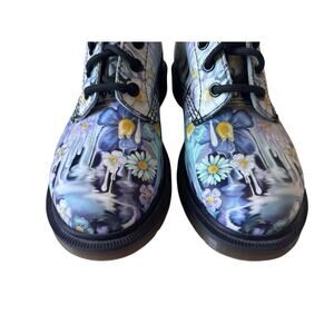 Dr Martens Paint Slick Pascal Floral Slime Boots US Women’s 6 RARE